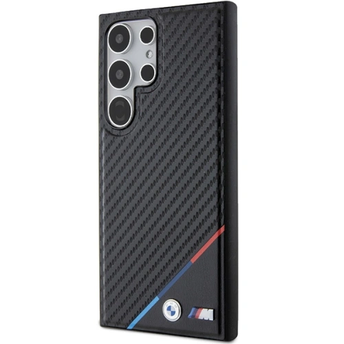 Kup Etui BMW BMHMS24L23PUDTK Samsung Galaxy S24 Ultra hardcase Carbon Tricolor Line MagSafe negru/black - BMW601 - {ean13} - Sklep Home Screen