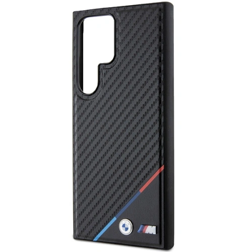 Kup Etui BMW BMHMS24L23PUDTK Samsung Galaxy S24 Ultra hardcase Carbon Tricolor Line MagSafe negru/black - BMW601 - {ean13} - Sklep Home Screen