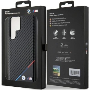 Kup Etui BMW BMHMS24L23PUDTK Samsung Galaxy S24 Ultra hardcase Carbon Tricolor Line MagSafe černý/black - BMW601 - {ean13} - Sklep Home Screen