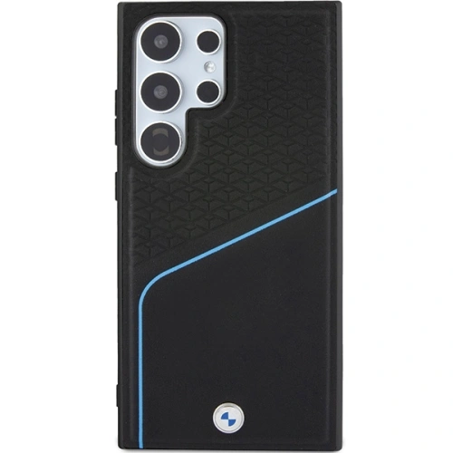 Kup Case BMW BMHMS24L23RDCLK Samsung Galaxy S24 Ultra Hardcase Signature Leder Texturiert & Linie MagSafe schwarz/black - BMW602 - {ean13} - Sklep Home Screen