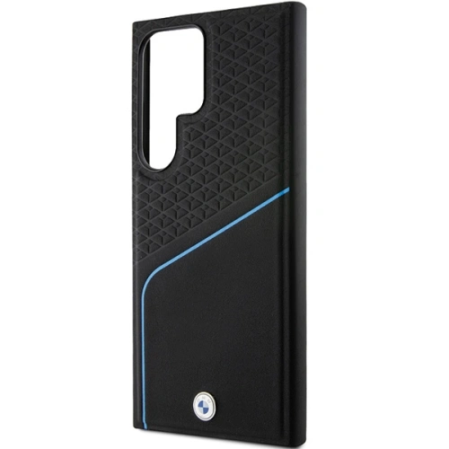 Kup Case BMW BMHMS24L23RDCLK Samsung Galaxy S24 Ultra Hardcase Signature Leder Texturiert & Linie MagSafe schwarz/black - BMW602 - {ean13} - Sklep Home Screen