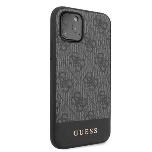 Kup Guess Apple Tasche GUHCN58G4GLGR iPhone 11 Pro grau/grau Hartschale 4G Stripe Collection - GUE151GRY - {ean13} - Sklep Home Screen