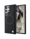 Etui BMW BMHMS24L23RTPK Samsung Galaxy S24 Ultra hardcase Signature Leather Half Textured & Circle MagSafe czarny/black