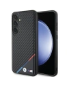 Etui BMW BMHMS24M23PUDTK Samsung Galaxy S24+ Plus hardcase Carbon Tricolor Line MagSafe černý/black
