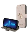 Etui Guess GUBKP15S4GMGPI Apple iPhone 15 / 14 / 13 book 4G Metal Logo roz/pink