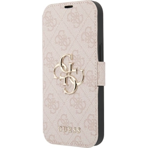 Buy Guess GUBKP15S4GMGPI Apple iPhone 15 / 14 / 13 book 4G Metal Logo pink - GUE3270 - {ean13} - Home Screen Store Europe