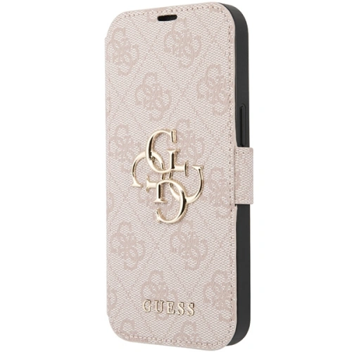 Kup Etui Guess GUBKP15S4GMGPI Apple iPhone 15 / 14 / 13 könyv 4G Fém Logó rózsaszín/pink - GUE3270 - {ean13} - Sklep Home Screen