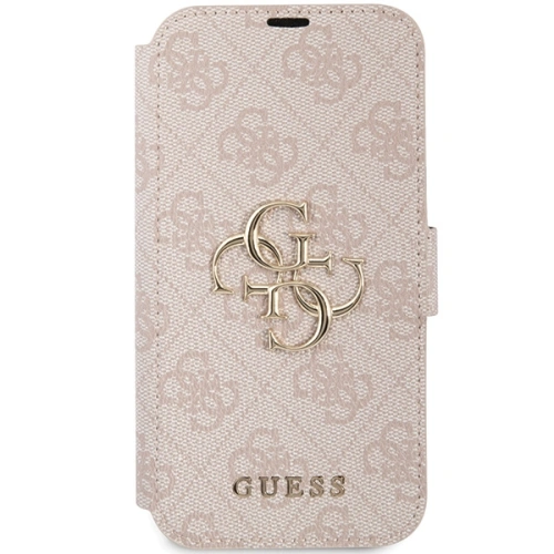 Kup Etui Guess GUBKP15S4GMGPI Apple iPhone 15 / 14 / 13 book 4G Metal Logo różowy/pink - GUE3270 - {ean13} - Sklep Home Screen