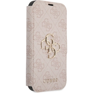 Buy Guess GUBKP15S4GMGPI Apple iPhone 15 / 14 / 13 book 4G Metal Logo pink - GUE3270 - {ean13} - Home Screen Store Europe