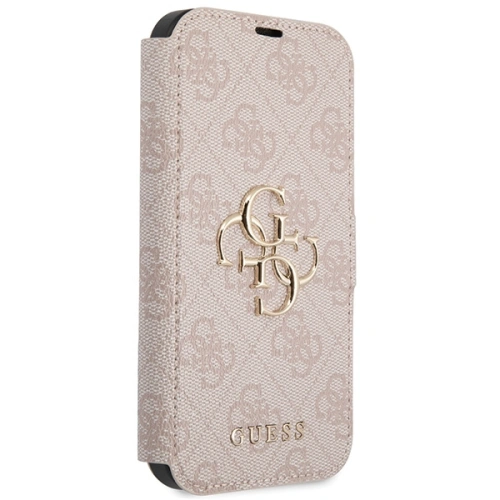 Kup Etui Guess GUBKP15S4GMGPI Apple iPhone 15 / 14 / 13 könyv 4G Fém Logó rózsaszín/pink - GUE3270 - {ean13} - Sklep Home Screen