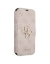 Kup Case Guess GUBKP15S4GMGPI Apple iPhone 15 / 14 / 13 Buch 4G Metall-Logo rosa/pink - GUE3270 - {ean13} - Sklep Home Screen
