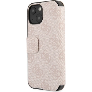 Kup Etui Guess GUBKP15S4GMGPI Apple iPhone 15 / 14 / 13 könyv 4G Fém Logó rózsaszín/pink - GUE3270 - {ean13} - Sklep Home Screen