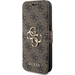 Kup Etui Guess GUBKP15X4GMGBR Apple iPhone 15 Pro Max book 4G Metal Logo brązowy/brown - GUE3271 - {ean13} - Sklep Home Screen