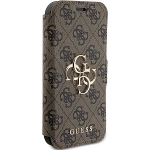 Kup Etui Guess GUBKP15X4GMGBR Apple iPhone 15 Pro Max book 4G Metal Logo brązowy/brown - GUE3271 - {ean13} - Sklep Home Screen