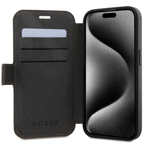 Kup Case Guess GUBKP15X4GMGBR Apple iPhone 15 Pro Max Buch 4G Metal Logo braun/brown - GUE3271 - {ean13} - Sklep Home Screen