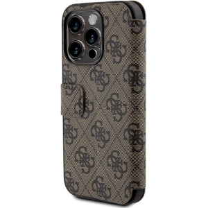 Kup Etui Guess GUBKP15X4GMGBR Apple iPhone 15 Pro Max book 4G Metal Logo brązowy/brown - GUE3271 - {ean13} - Sklep Home Screen