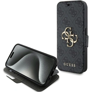 Buy Guess GUBKP15X4GMGGR Apple iPhone 15 Pro Max book 4G Metal Logo grey - GUE3272 - {ean13} - Home Screen Store Europe