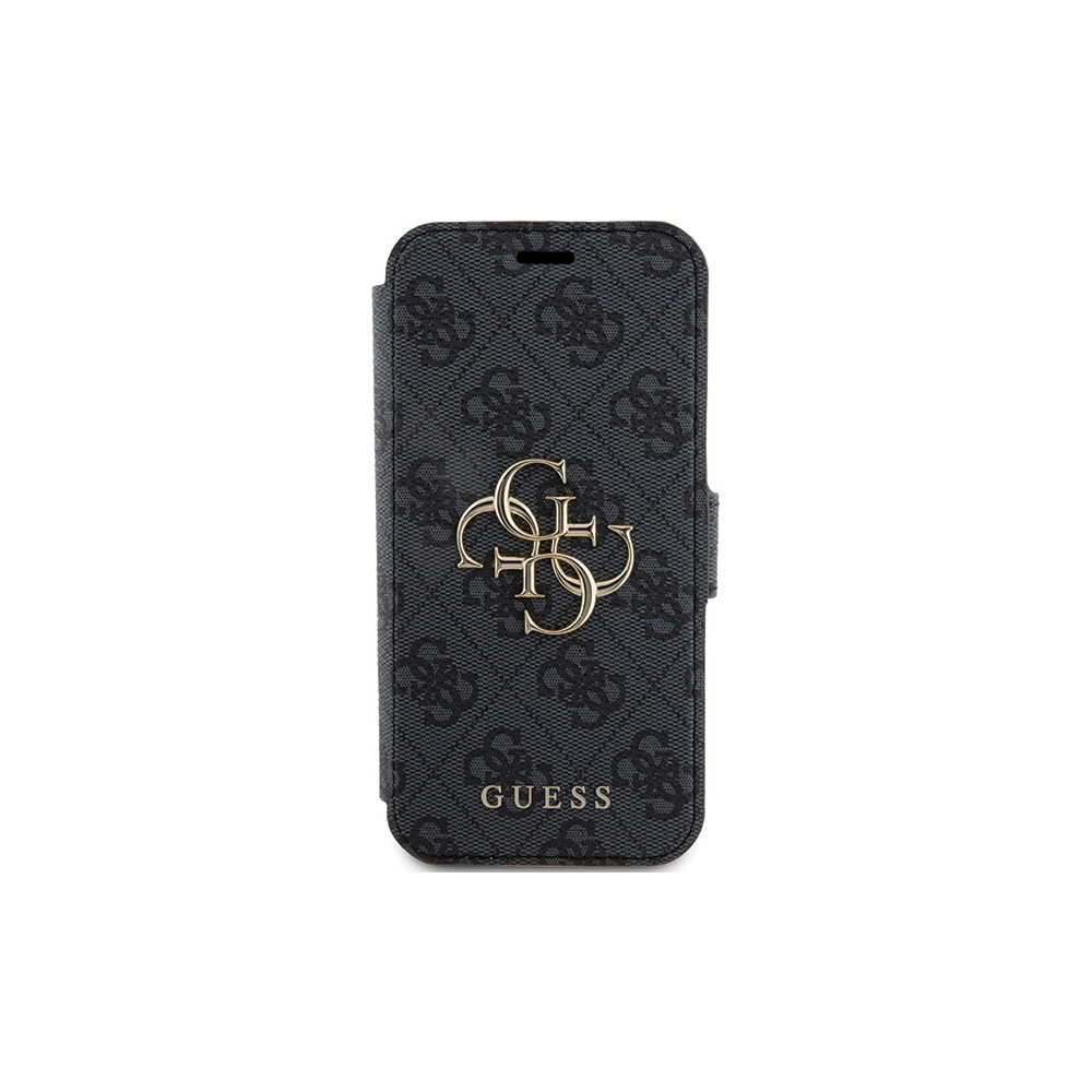 Etui Guess GUBKP15X4GMGGR Apple iPhone 15 Pro Max book 4G Metal Logo szary/grey