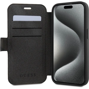 Buy Guess GUBKP15X4GMGGR Apple iPhone 15 Pro Max book 4G Metal Logo grey - GUE3272 - {ean13} - Home Screen Store Europe