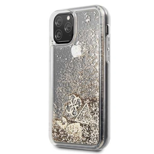 Kup Etui Guess GUHCN58GLHFLGO Apple iPhone 11 Pro aurie/złoty carcasă rigidă Glitter Hearts - GUE152GLD - {ean13} - Sklep Home Screen