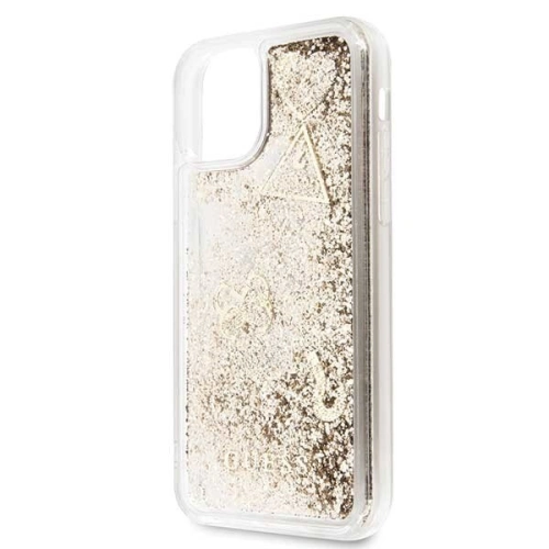Kup Etui Guess GUHCN58GLHFLGO Apple iPhone 11 Pro aurie/złoty carcasă rigidă Glitter Hearts - GUE152GLD - {ean13} - Sklep Home Screen