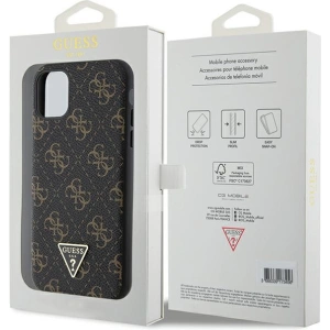 Kup Case Guess GUHCN61PG4GPK Apple iPhone XR / 11 Hardcase 4G Triangle Metal Logo schwarz/black - GUE3274 - {ean13} - Sklep Home Screen