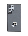 Kup Case Karl Lagerfeld KLHCS24LPSAKCMPG Samsung Galaxy S24 Ultra Hartschale Saffiano Karl & Choupette Metallpin grau/grey - KLD1873 - {ean13} - Sklep Home Screen