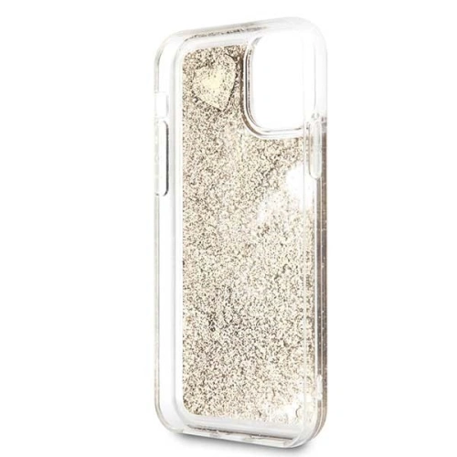 Kup Etui Guess GUHCN58GLHFLGO Apple iPhone 11 Pro aurie/złoty carcasă rigidă Glitter Hearts - GUE152GLD - {ean13} - Sklep Home Screen