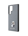 Kup Etui Karl Lagerfeld KLHCS24LPSAKCMPG Samsung Galaxy S24 Ultra hardcase Saffiano Karl & Choupette Metal Pin szary/grey - KLD1873 - {ean13} - Sklep Home Screen