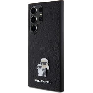 Kup Etui Karl Lagerfeld KLHCS24LPSAKCMPK Samsung Galaxy S24 Ultra hardcase Saffiano Karl & Choupette Metal Pin černý/black - KLD1874 - {ean13} - Sklep Home Screen