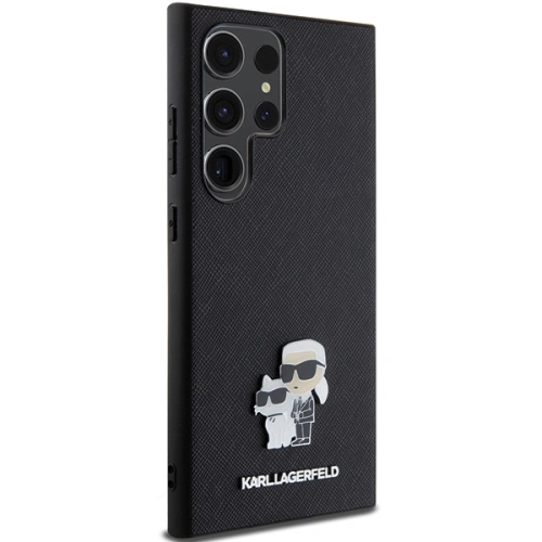 Kup Etui Karl Lagerfeld KLHCS24LPSAKCMPK Samsung Galaxy S24 Ultra hardcase Saffiano Karl & Choupette Metal Pin černý/black - KLD1874 - {ean13} - Sklep Home Screen