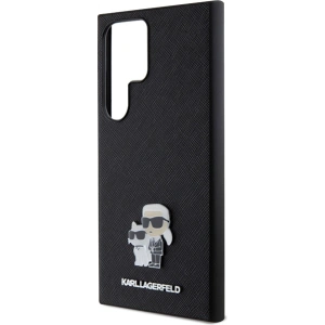 Kup Etui Karl Lagerfeld KLHCS24LPSAKCMPK Samsung Galaxy S24 Ultra hardcase Saffiano Karl & Choupette Metal Pin černý/black - KLD1874 - {ean13} - Sklep Home Screen