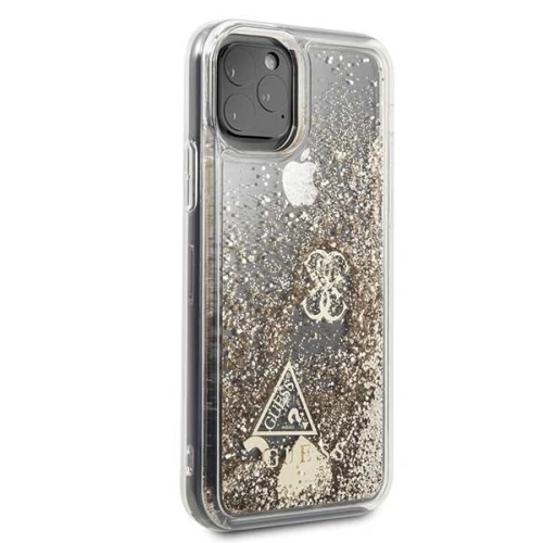 Kup Etui Guess GUHCN58GLHFLGO Apple iPhone 11 Pro aurie/złoty carcasă rigidă Glitter Hearts - GUE152GLD - {ean13} - Sklep Home Screen
