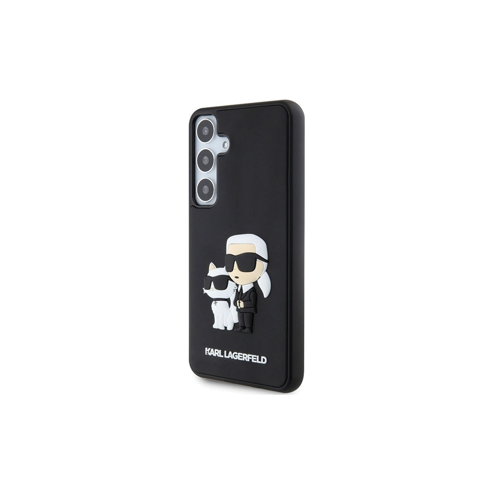 Etui Karl Lagerfeld KLHCS24M3DRKCNK Samsung Galaxy S24+ Plus hardcase 3D Rubber Karl&Choupette czarny/black