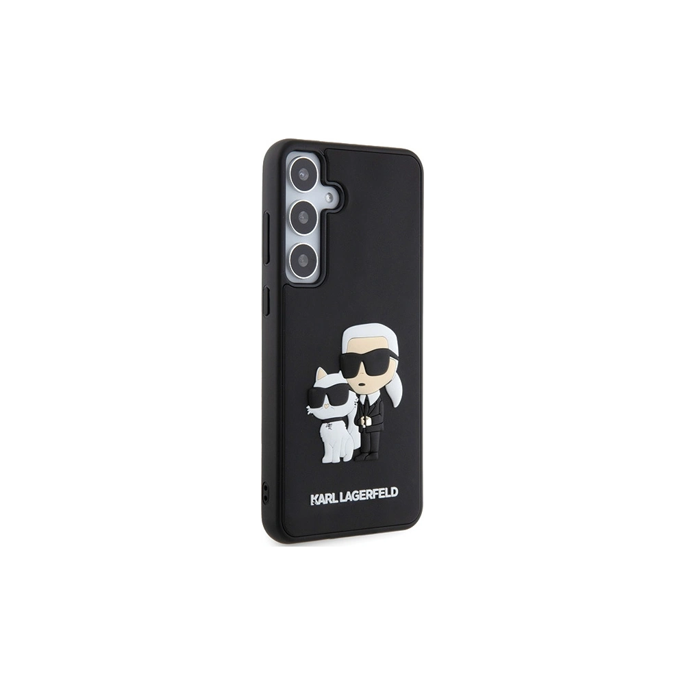 Etui Karl Lagerfeld KLHCS24M3DRKCNK Samsung Galaxy S24+ Plus hardcase 3D Rubber Karl&Choupette czarny/black