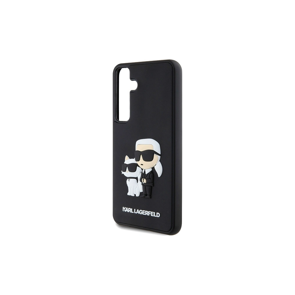 Etui Karl Lagerfeld KLHCS24M3DRKCNK Samsung Galaxy S24+ Plus hardcase 3D Rubber Karl&Choupette czarny/black