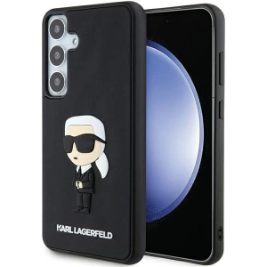 Kup Etui Karl Lagerfeld KLHCS24M3DRKINK Samsung Galaxy S24+ Plus hardcase 3D Rubber Ikonik czarny/black - KLD1876 - {ean13} - Sklep Home Screen