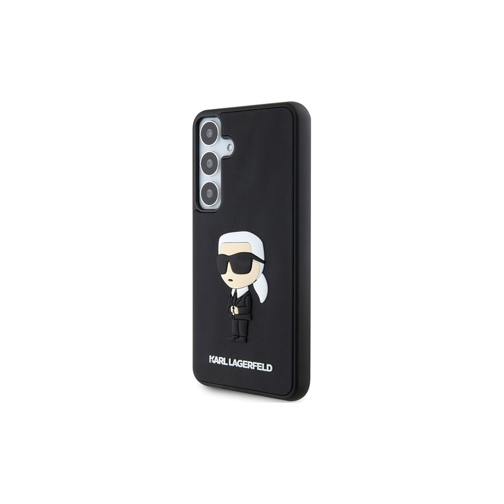 Etui Karl Lagerfeld KLHCS24M3DRKINK Samsung Galaxy S24+ Plus hardcase 3D Rubber Ikonik czarny/black