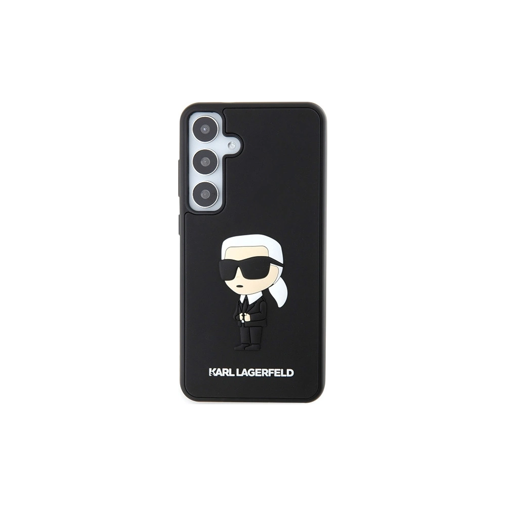 Etui Karl Lagerfeld KLHCS24M3DRKINK Samsung Galaxy S24+ Plus hardcase 3D Rubber Ikonik czarny/black