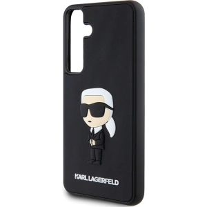 Kup Etui Karl Lagerfeld KLHCS24M3DRKINK Samsung Galaxy S24+ Plus hardcase 3D Rubber Ikonik czarny/black - KLD1876 - {ean13} - Sklep Home Screen