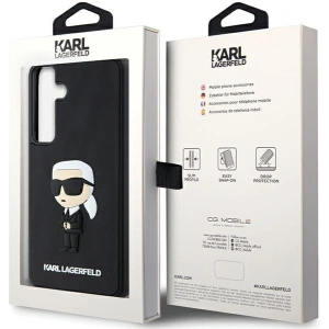 Kup Etui Karl Lagerfeld KLHCS24M3DRKINK Samsung Galaxy S24+ Plus hardcase 3D Rubber Ikonik czarny/black - KLD1876 - {ean13} - Sklep Home Screen
