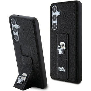 Kup Etui Karl Lagerfeld KLHCS24MGSAKCPK Samsung Galaxy S24+ Plus hardcase Gripstand Saffiano Karl&Choupette Pins czarny/black - KLD1877 - {ean13} - Sklep Home Screen