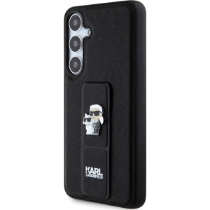 Kup Etui Karl Lagerfeld KLHCS24MGSAKCPK Samsung Galaxy S24+ Plus hardcase Gripstand Saffiano Karl&Choupette Pins černý/black - KLD1877 - {ean13} - Sklep Home Screen