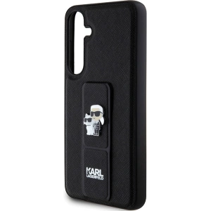 Kup Etui Karl Lagerfeld KLHCS24MGSAKCPK Samsung Galaxy S24+ Plus hardcase Gripstand Saffiano Karl&Choupette Pins černý/black - KLD1877 - {ean13} - Sklep Home Screen