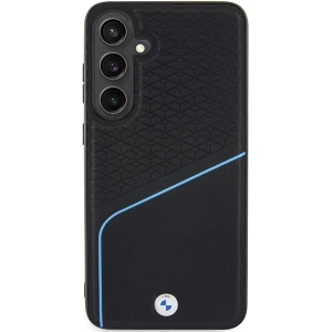 Kup Case BMW BMHMS24M23RDCLK Samsung Galaxy S24+ Plus Hardcase Signature Leder Texturiert & Linie MagSafe schwarz/black - BMW605 - {ean13} - Sklep Home Screen