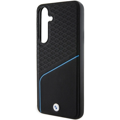 Kup Case BMW BMHMS24M23RDCLK Samsung Galaxy S24+ Plus Hardcase Signature Leder Texturiert & Linie MagSafe schwarz/black - BMW605 - {ean13} - Sklep Home Screen