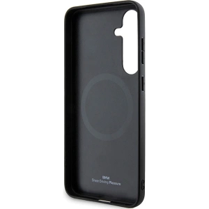 Kup Case BMW BMHMS24M23RDCLK Samsung Galaxy S24+ Plus Hardcase Signature Leder Texturiert & Linie MagSafe schwarz/black - BMW605 - {ean13} - Sklep Home Screen