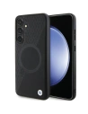 Etui BMW BMHMS24M23RTPK Samsung Galaxy S24+ Plus hardcase Signature Leather Half Textured & Circle MagSafe negru/black