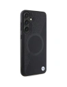 Kup Case BMW BMHMS24M23RTPK Samsung Galaxy S24+ Plus Hardcase Signature Leather Half Textured & Circle MagSafe schwarz/black - BMW606 - {ean13} - Sklep Home Screen