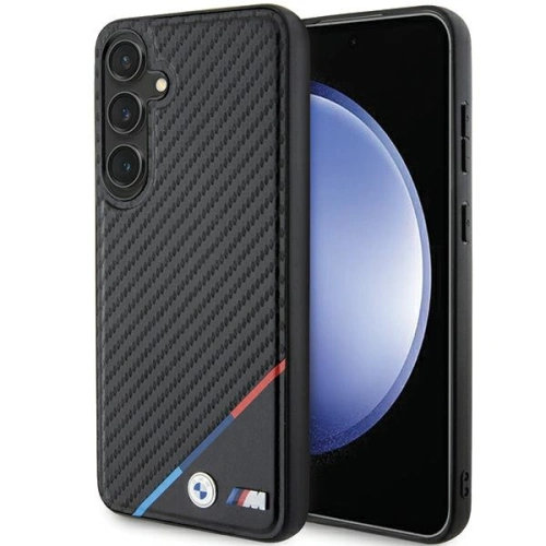 Kup Etui BMW BMHMS24S23PUDTK Samsung Galaxy S24 hardcase Carbon Tricolor Line MagSafe černý/black - BMW607 - {ean13} - Sklep Home Screen